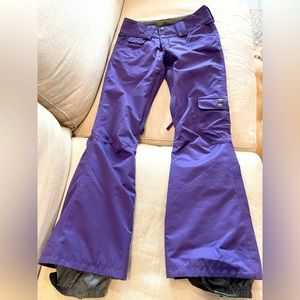 Burton Dryride purple women’s ski snowboard pants